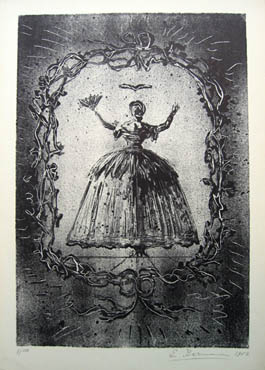 Eugene Berman - Mozartiana - 1956 lithograph cover sheet